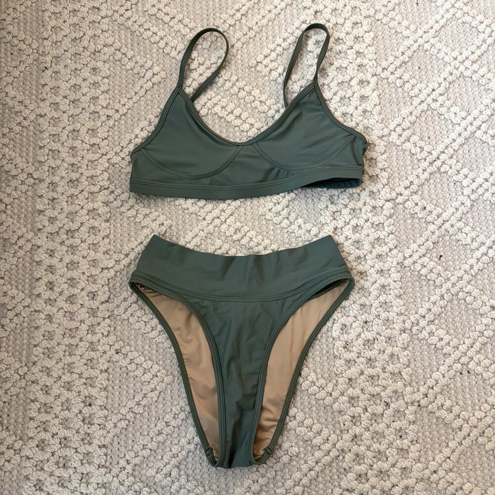 GNASH Swim Green Bikini